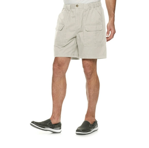 Croft Barrow Sideelastic Cargo Shorts 